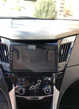 Магнітола android hyundai sonata 6, 8/128, 8 ядер, carplay, слот під сім-картку + рамка!