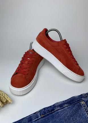 Кроссовки кеды puma suede platform barbados5 фото