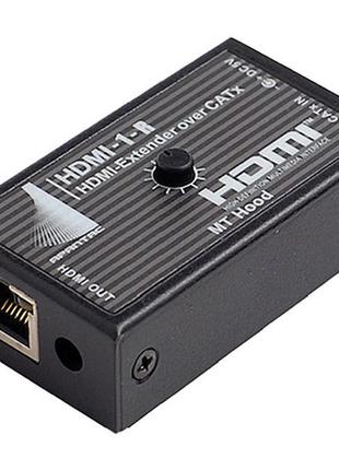 Удлинитель hdmi  на 100 метров по витой паре apantac hdmi-1-r