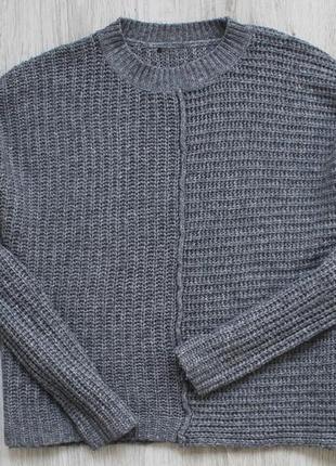 Серый свитер bershka 2