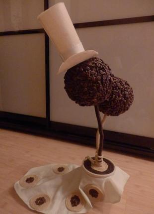 Топиарий кофейный "дуэт"(большой)