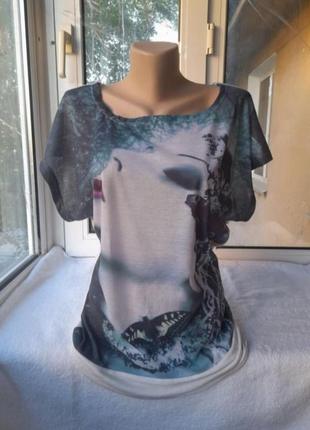 Вискозная блуза блузка туника3 фото