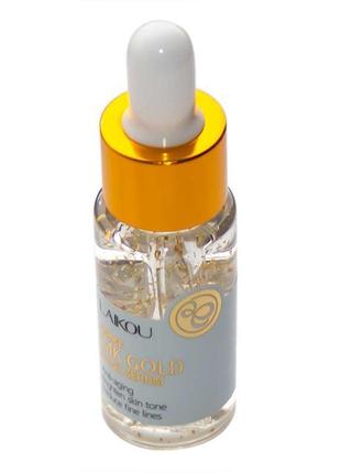 Відбілююча, омолоджуюча сироватка laikou 24k gold snail serum ...3 фото