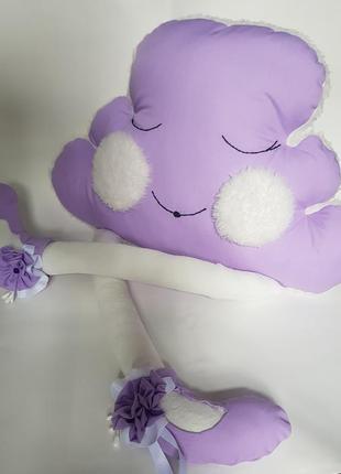 Интерьерна подушка "лавандова хмаринка"5 фото