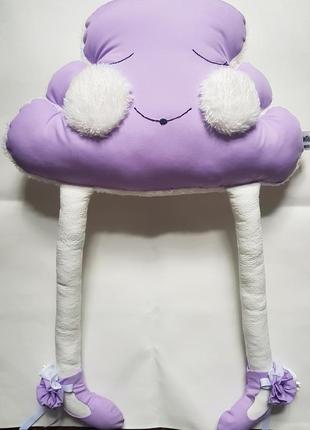 Интерьерна подушка "лавандова хмаринка"6 фото