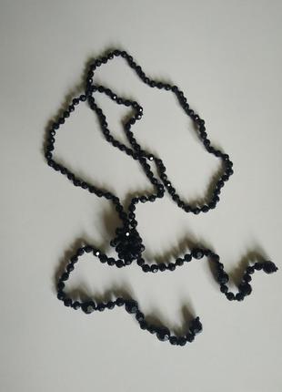Ожерелье из агата, длина 140 см4 фото