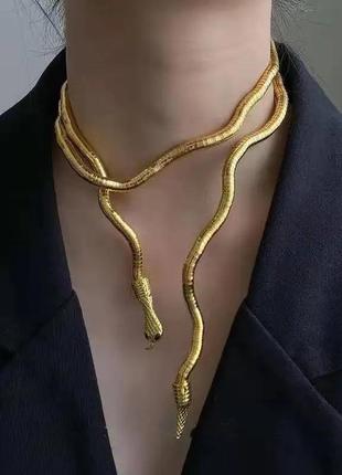 Чокер ожерелье браслет цепочка оригинальное украшение молния колье1 фото