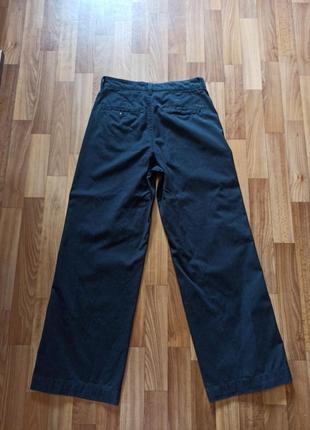 Черные брюки типа джинсы из хлопка3 фото
