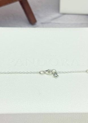 Серебряная колье ожерелье подвеска цепочка серебро пандора pandora silver s925 ale с биркой и пломбой 925 проба новое месяц и дерево жизни5 фото