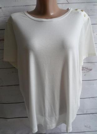 Молочна блуза віскоза marks & spencer