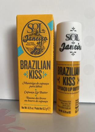 Sol de janeiro brazilian kiss cupuaçu lip butter увлажняющий бальзам для губ