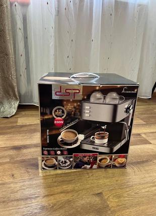 Продам напівавтоматичну кавоварку з капучинатором dsp espresso coffee maker ka30281 фото