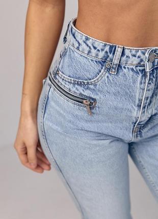 Жіночі джинси з блискавками2 фото