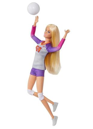 Шарнірна барбі волейбол barbie made to move career volleyball player оригінал2 фото