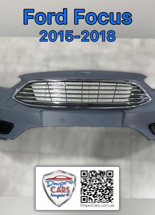 Ford focus 2015-2018 бампер (tong yang) передній, 1883977