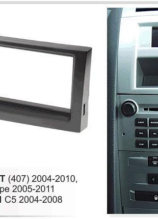 1-din перехідна рамка citroen c5 2004-2008 / peugeot (407) 200...
