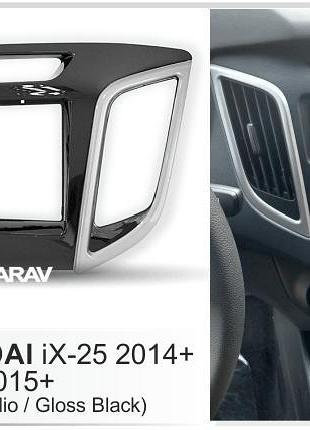 2-din перехідна рамка hyundai ix-25 2014+; creta 2015+ (withou...