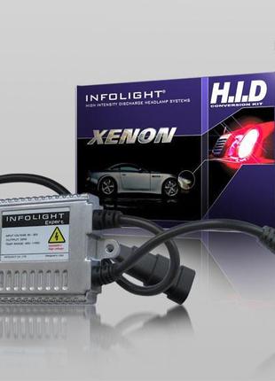 Комплект якісного біксенону infolight expert slim 9-32v, h4 h/l