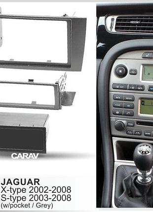2/1-din перехідна рамка jaguar x-type 2002-2008, s-type 2003-2...