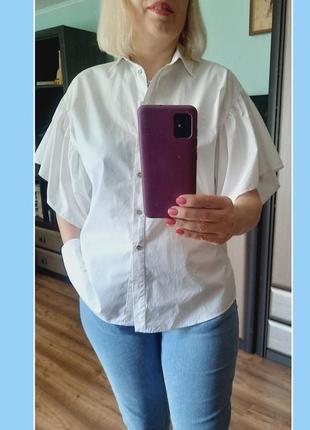 Блуза из 100% вискозы с кружевом 👠👗5 фото
