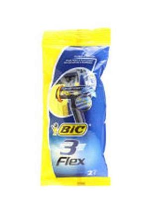 Однор. станок bic 3 flex для гоління (2шт.в уп.) тм bic