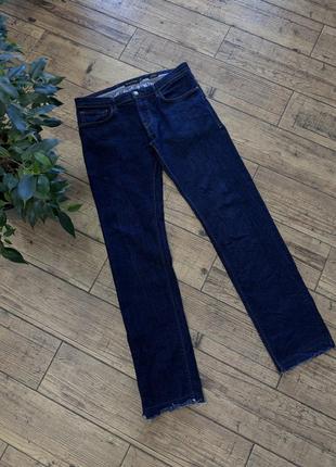 Мужские джинсы с необработанным краем от massimo dutti1 фото