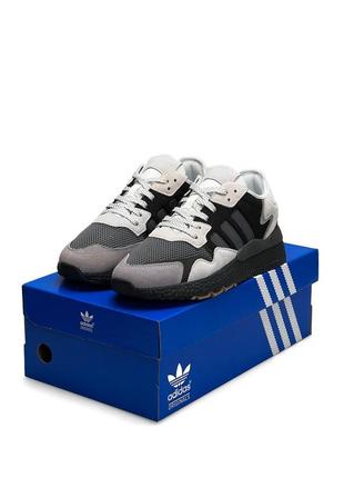 Чоловічі кросівки adidas nite jogger black gray5 фото