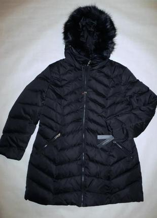 Зимнее пальто куртка на пуху t tahari размер xl4 фото