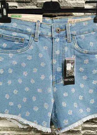 Женские джинсовые шорты esmara® с высоким содержанием хлопка размер 42 464 фото