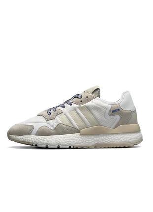 Мужские кроссовки adidas nite jogger white1 фото