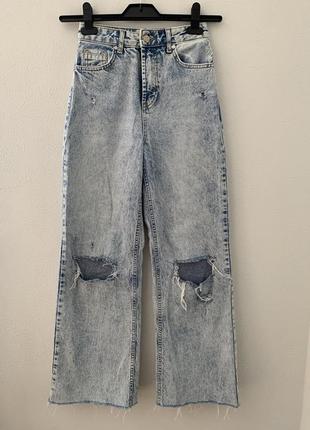 Джинси wide leg koтoн w25l32