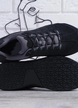 Кросівки чоловічі трекінгові size+ сірі із захистом і світловідбивачами2 фото