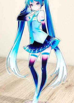 Акрилова фігурка аніме hatsune miku хатсуне міку