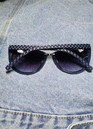 Солнцезащищенные очки, синие. б/в3 фото
