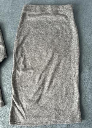 Костюм юбка + кофта ( 3- ий рукав )2 фото