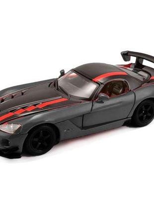 Автомодель "dodge viper srt10 acr", сірий