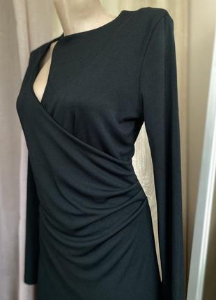 Новое черное платье-миди4 фото