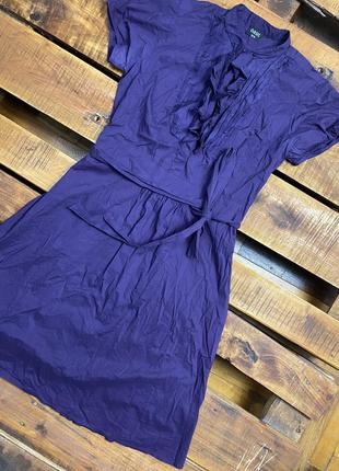 Женское платье-миди oasis (оазис мрр идеал оригинал фиолетовое)