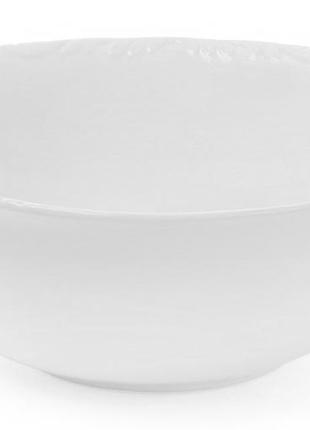 Набір 3 порцелянових салатники "white prince" 1.1 л (біла порц...1 фото