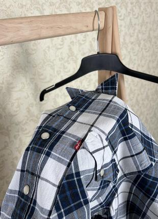 Сорочка levi’s в клітинку8 фото