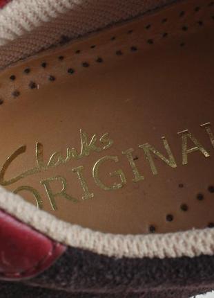 Замшевые женские кроссовки clarks originals, размер 38.59 фото