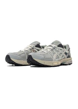 Asics gel kahana 8 wmns grey silver2 фото