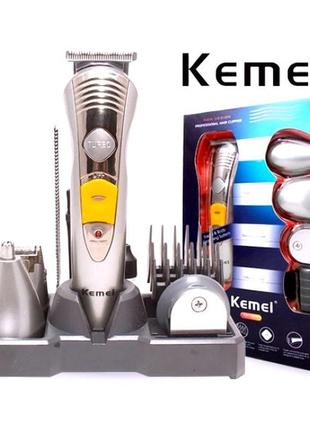 Машинка для стрижки волосся і бороди kemei