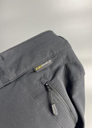 Женские утепленные софтшевые брюки jack wolfskin flex shield softshell pants8 фото