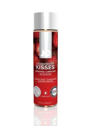 Змазка на водній основі system jo h2o - strawberry kiss (120 м...