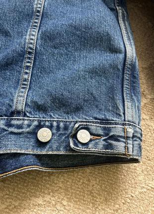 Джнтовка куртка джинсовая оверсайз винтаж винтаж джинс7 фото