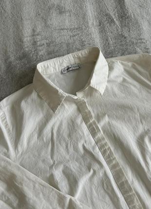 Белая женская рубашка1 фото