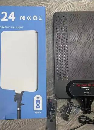 Студійне світло rl-24 led-лампа для професійного відео та фот...
