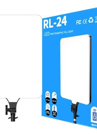 Студійне світло rl-24 led-лампа для професійного відео та фот...