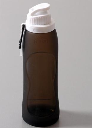 Пляшка для води 500 мл силіконова складна опт і роздріб